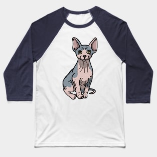 Sphynx Cat (Large Print) Baseball T-Shirt